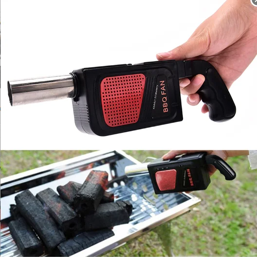 Outdoor Camping BBQ Air Blower Portable Hand Crank/Electric Fan Picnic Cooking Lighter Tool Handheld Barbecue Charcoal Grill Fan bbq fan bbq air blower