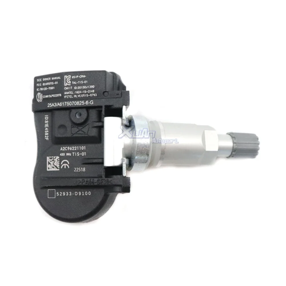 TPMS Ÿ̾ з   , ׽ý G90,  Ÿ IONIQ ν,  NIRO SORENTO, 52933-D9100, 433Mhz