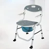 Adjustable Height Elderly Toilet Chair Foldable with Armrests Perfect for Pregnancy and Senior Care Provides Comfortable Support 2