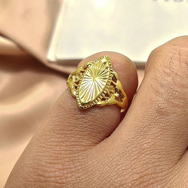 Dubai 24k Gold Jewelry Rings | African Dubai 24k Gold Rings - Gold Color  Rings 24k - Aliexpress