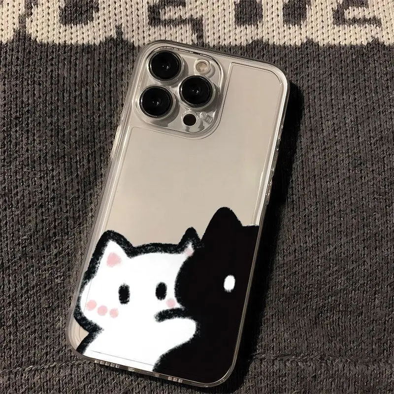 Black Cat Clear Cover Case - Stylish Protective s