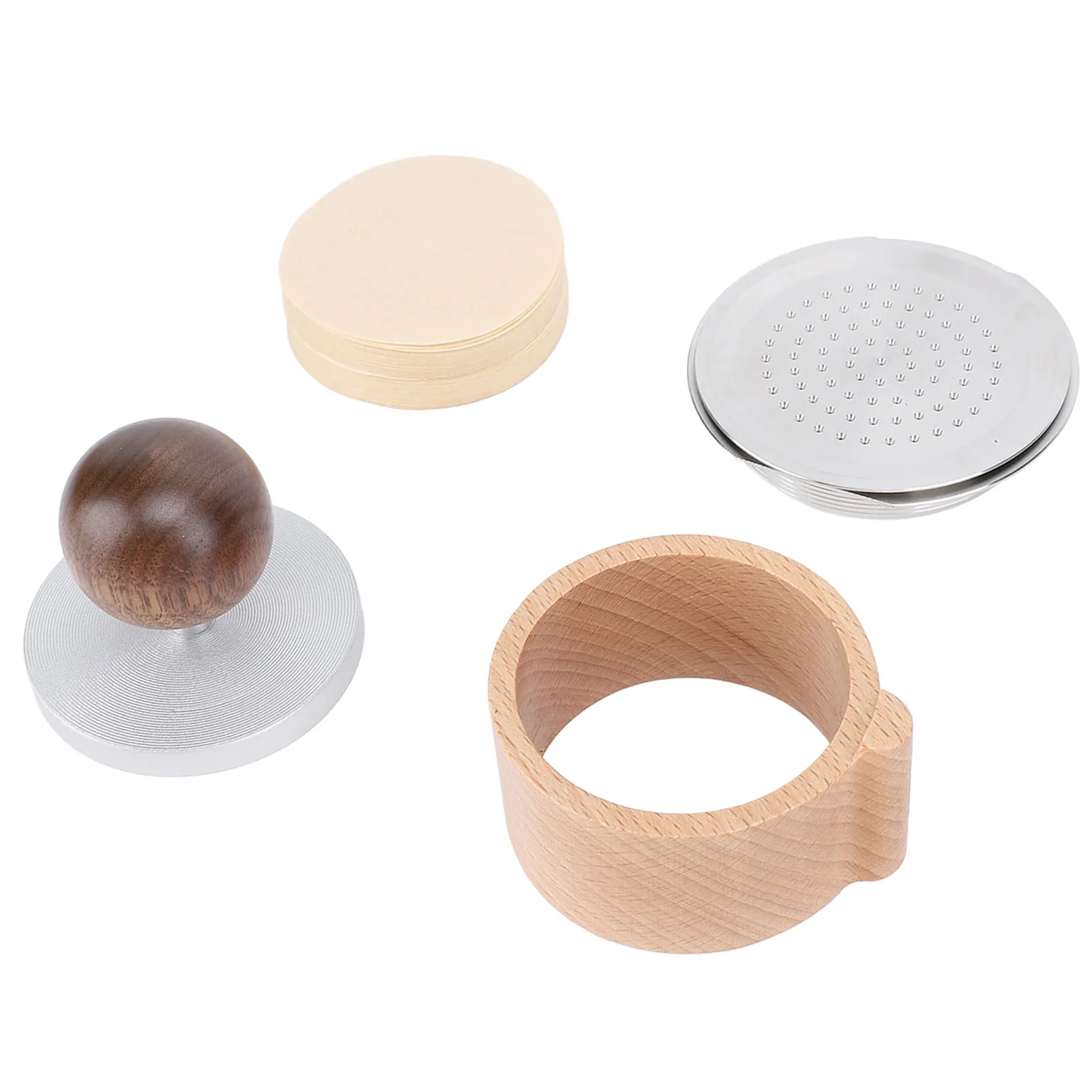 Reusable Coffee Capsule Stainless Steel Refillable Coffee Filter Pod with Tamper Brush and Spoon for Coffee Makers 4
