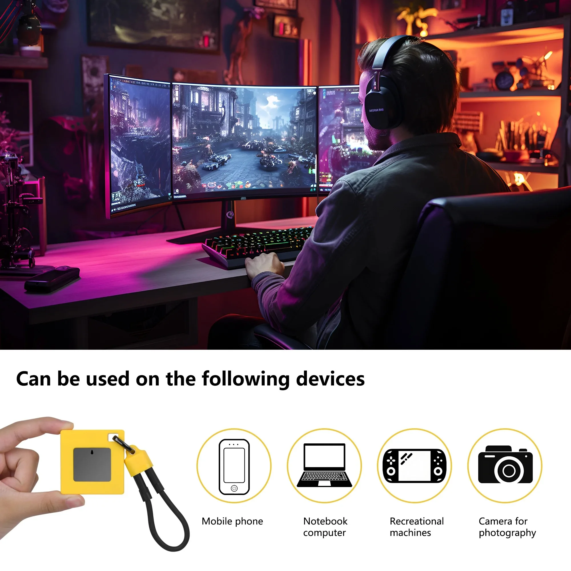 Mini M2 SSD Enclosure NVMe 10Gbps PCIe Case USB 3.2 Gen2 Tool Free External Adapter with Active Cooling System for 2230SSD 2TB