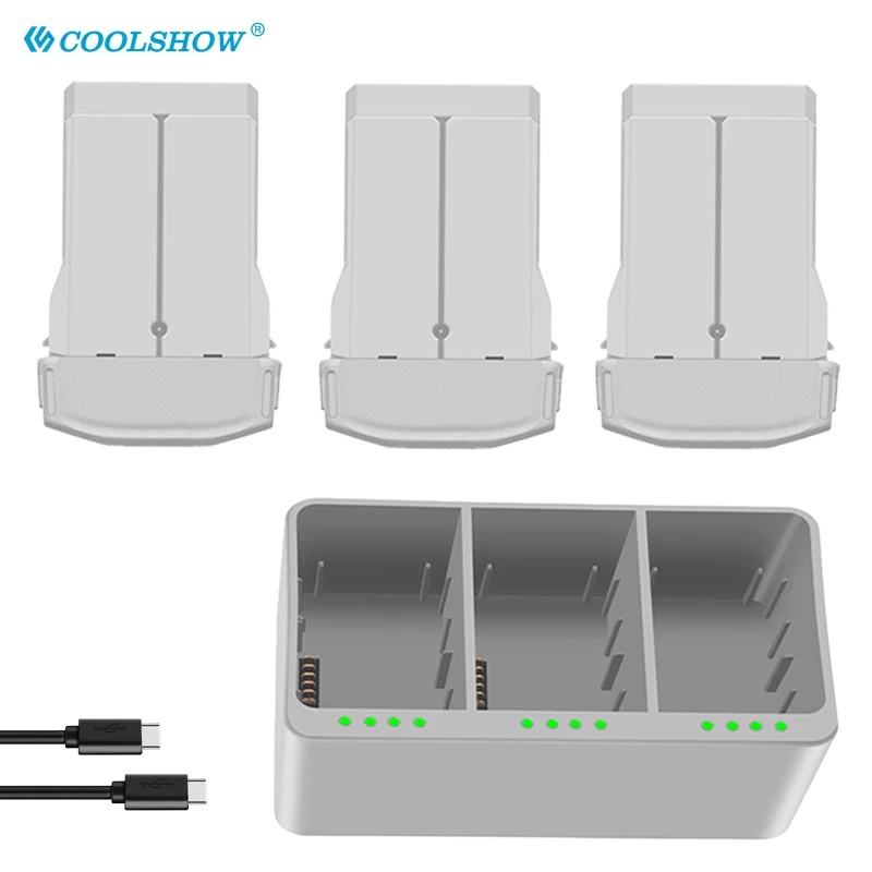 

Coolshow For Dji mini 3 Pro mini 4 Pro Batteries Charger 3850mAh Compatible For DJI Mini 3 Battery Drone Accessories