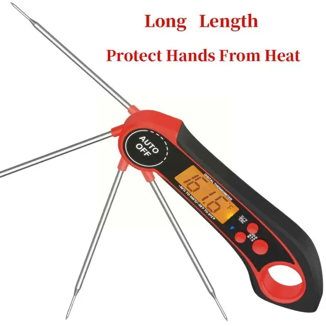 Digitális Bbq Konyhai Élelmiszer -Hőmérő Húsvizes Tej Főzési Szonda Elektronikus Sütő Vízálló Hőmérő Konyha V0I5 - Image 5