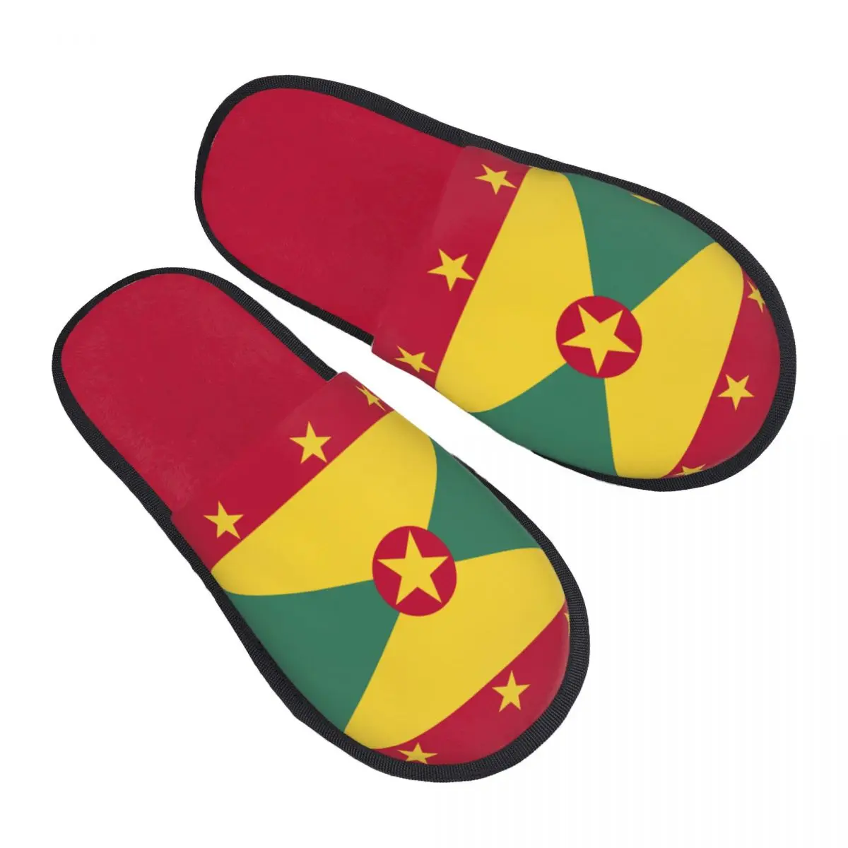

Grenada Flag Slipper For Women Men Fluffy Winter Warm Slippers Indoor Slippers