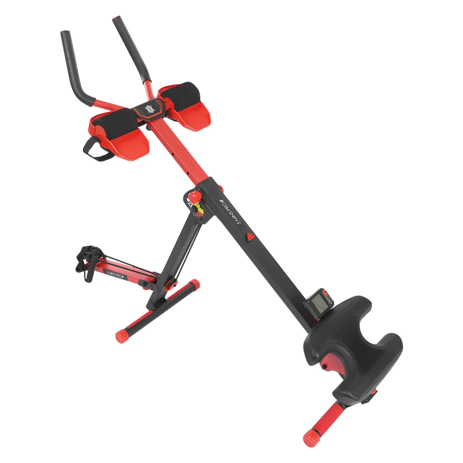 3-in-1 Foldable Rowing Machines for Home Max 264.55 LBS Abdominal Fitness Machine W/LED Vertical Storage Height Adjustable 2