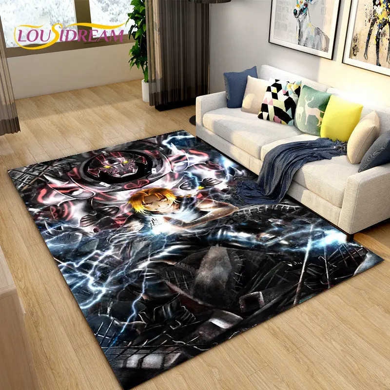 

Fullmetal Alchemist Anime Cartoon Area Rug Large,Carpet Rug for Living Room Bedroom Sofa Doormat Decoration, Non-slip Floor Mat