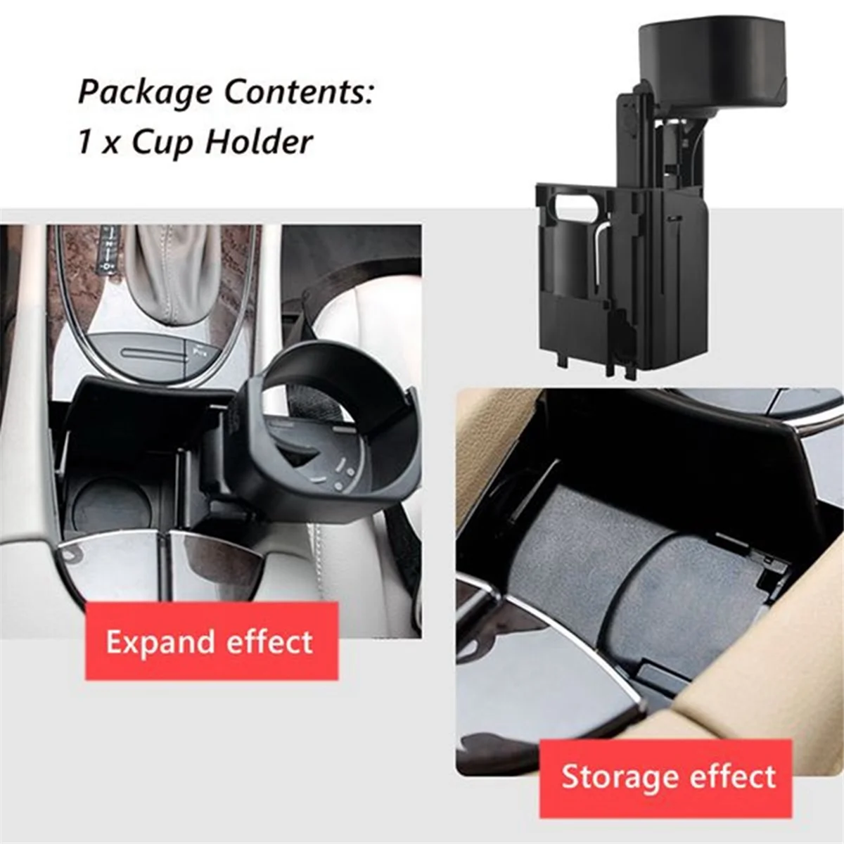 

A2116800014 Center Console Cup Holder Water Cup Holder Car for Mercedes-Benz E-Class C219 W211 S211