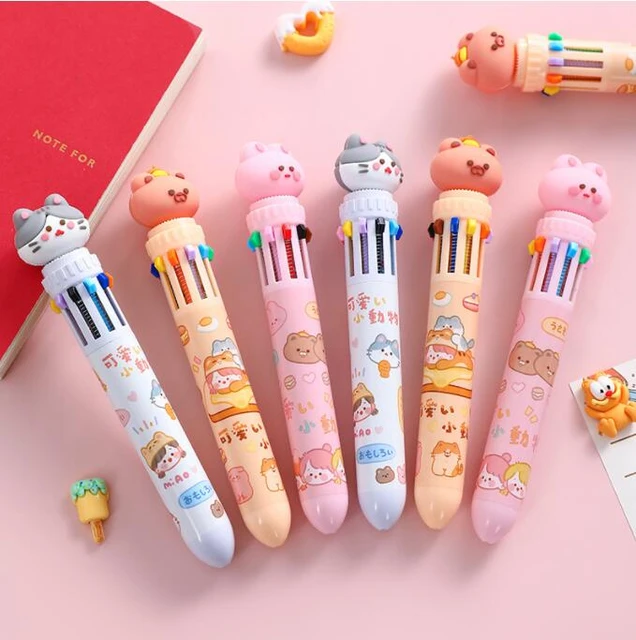 Wholesale Cartoon Animal Kawaii Ballpoint Pens Cute School Office