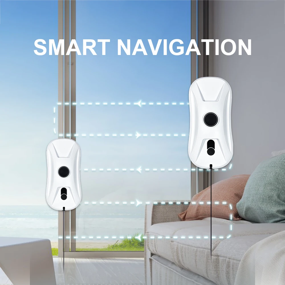 Window Cleaner Robot Smart Water Spray With Automatic Water Spray Function Anti-fall Magnetic Glass Home Smart Cleaning Machine 2