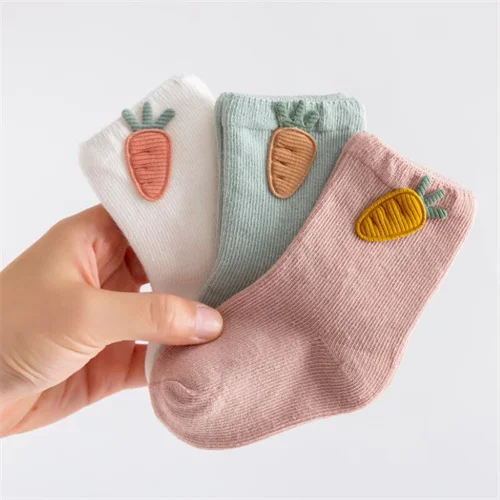 Lawadka 3 Paare/satz Baby Socken Für Mädchen Jungen Baumwolle Infant Junge Mädchen kinder Socke Casual Weiche Kleinkind Neugeborenen Socken für Kinder