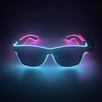 New Cool Wireless Glowing LED Light Up Glasses Luminous Neon Sunglasses For wedding Rave Festival Party disco nightclub gift
