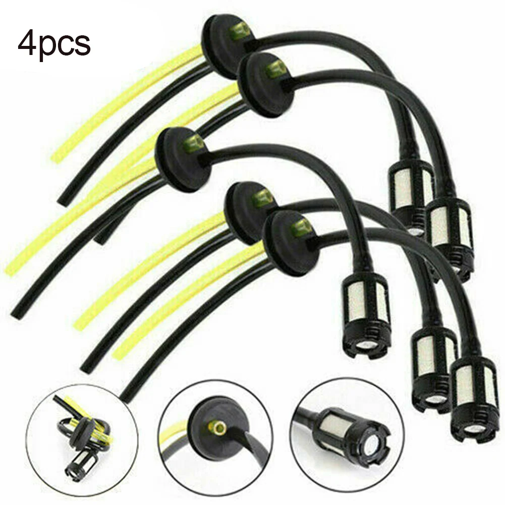 

Filter Fuel Hose Pipe Fuel Grommet 2x1.3cm 4PCS ABS Assembly Hose Petrol Return Fuel Pipe 10cm Strimmer Newest