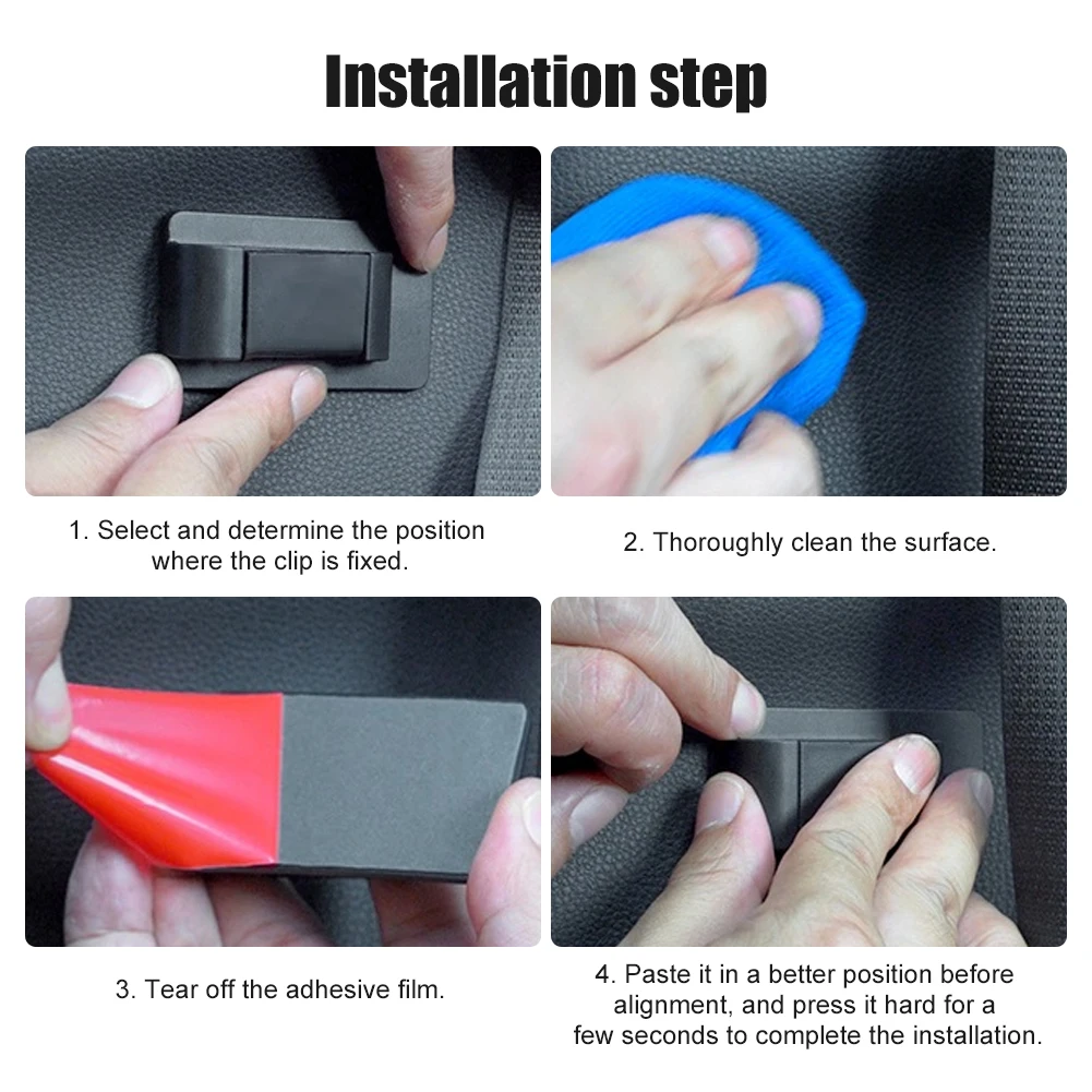 Car Seat Belt Clip Positioner Safety Belt Insert Fixer Interior Seat Belt  Holder