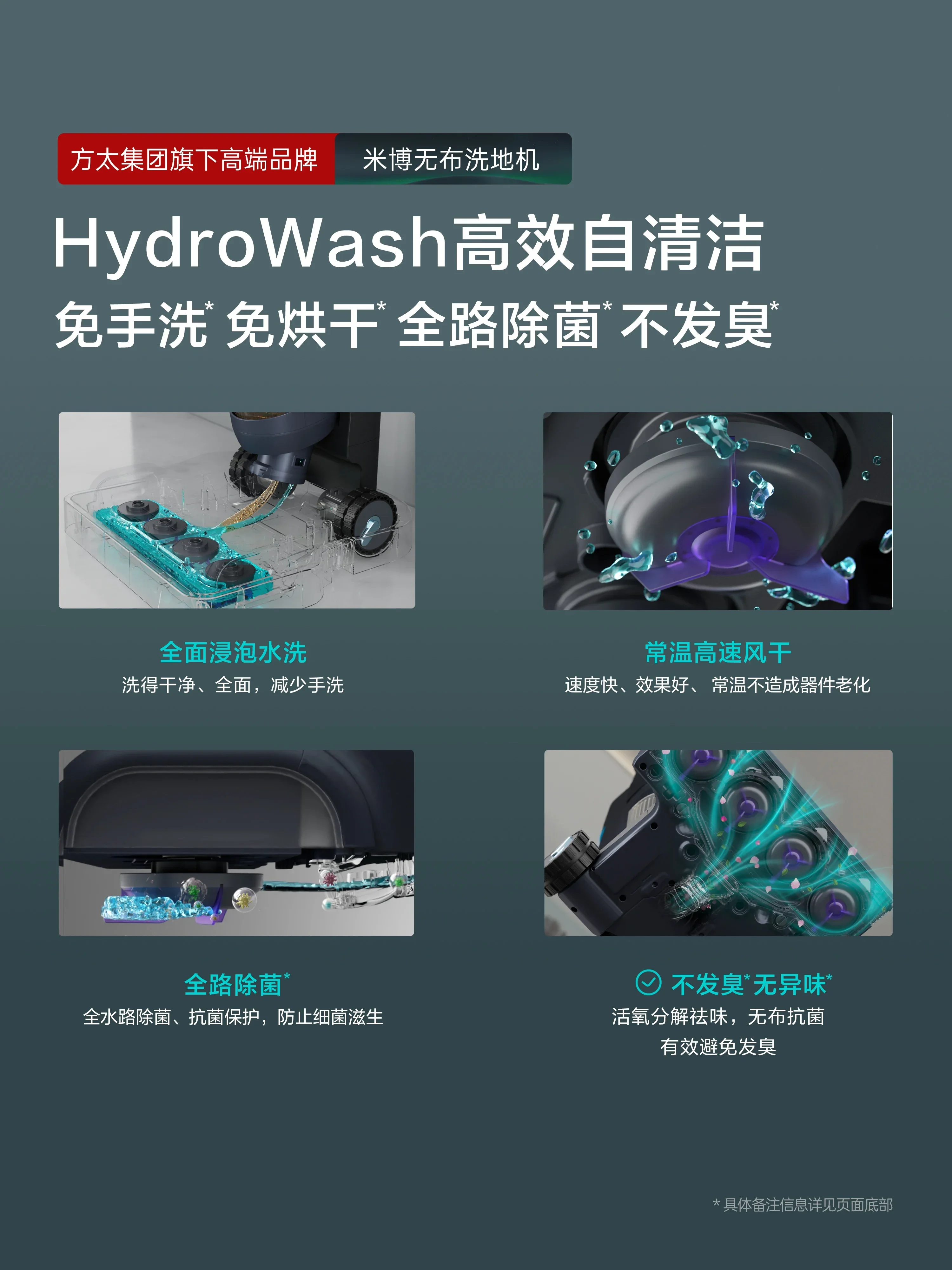 Miboi V7Plus non-cloth washing machine suction, drag and sweep machine intelligent household appliance cleaner 3