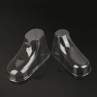 10PCS Clear PVC Child Booties Showcase Support Frame Feet Plastic Shoe Mold Baby Shoe Stretcher Socks Display Stand 1