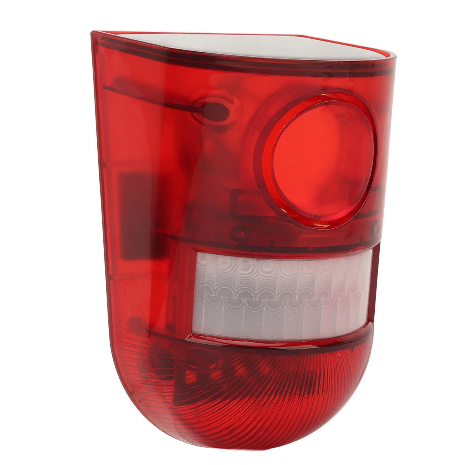 สัญญาณเตือนภัยพลังงานแสงอาทิตย์พร้อมเซ็นเซอร์ตรวจจับความเคลื่อนไหว เสียงดัง 129 เดซิเบล กันน้ำระดับ IP65 ไฟส่องสว่างเพื่อความปลอดภัย เหมาะสำหรับฟาร์ม โกดัง สัญญาณเตือนภัยด้วยแสงและเสียงพลังงานแสงอาทิตย์ 1