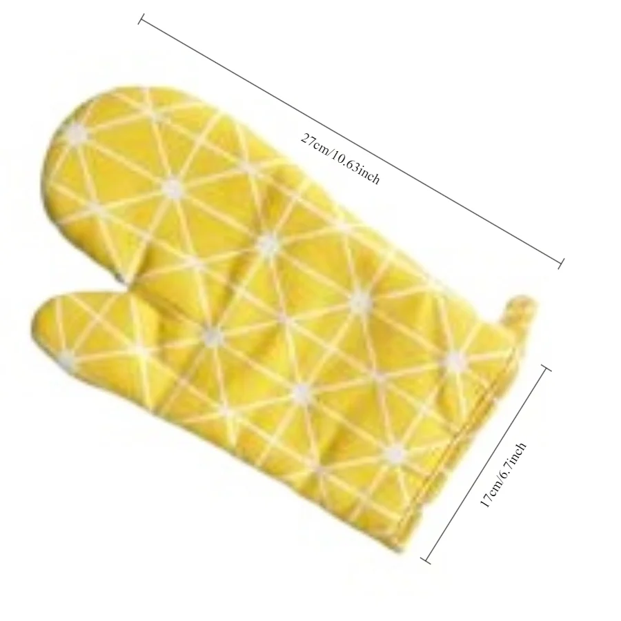 2 pieces of heat-insulating gloves heat-resistant microwave gloves high-temperature resistant kitchen and oven gloves