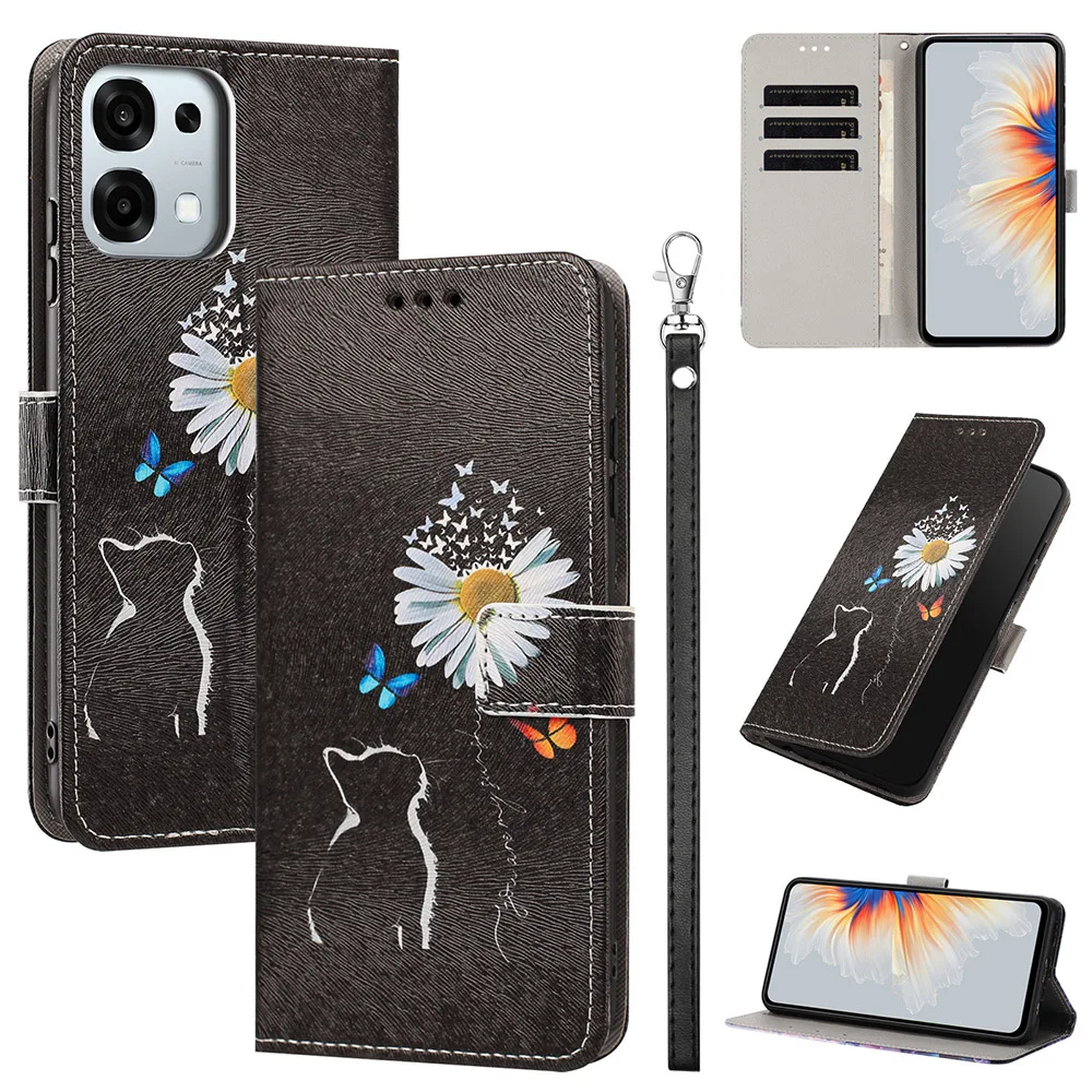 Aesthetic Leather Phone Case with Card Pocket Wallet Cover