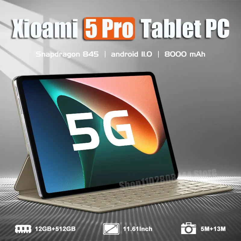 

2023 New Global Version Android 12.0 Tablet Pad 5 Pro Max 12GB+512GB 10.1 Inch Screen Tablet Android Tablet Pc 4G WiFi Tablet