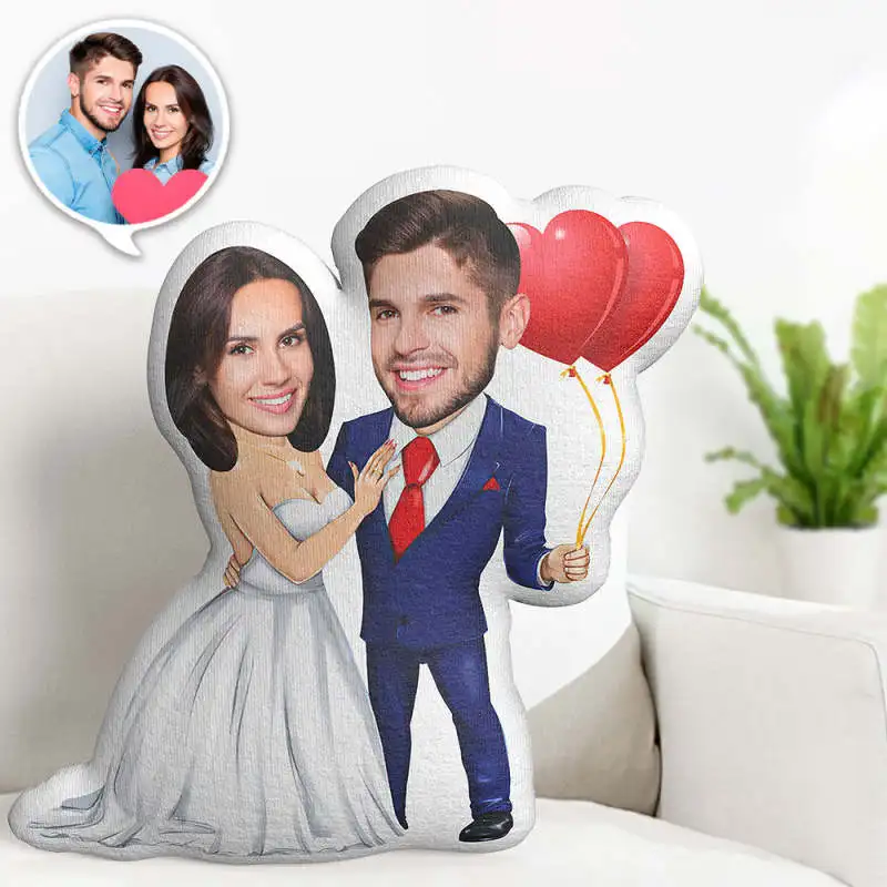 Custom Photo Face Pillow For Valentine's Day 1 | Custom Photo Face Pillow For Valentine's Day 3