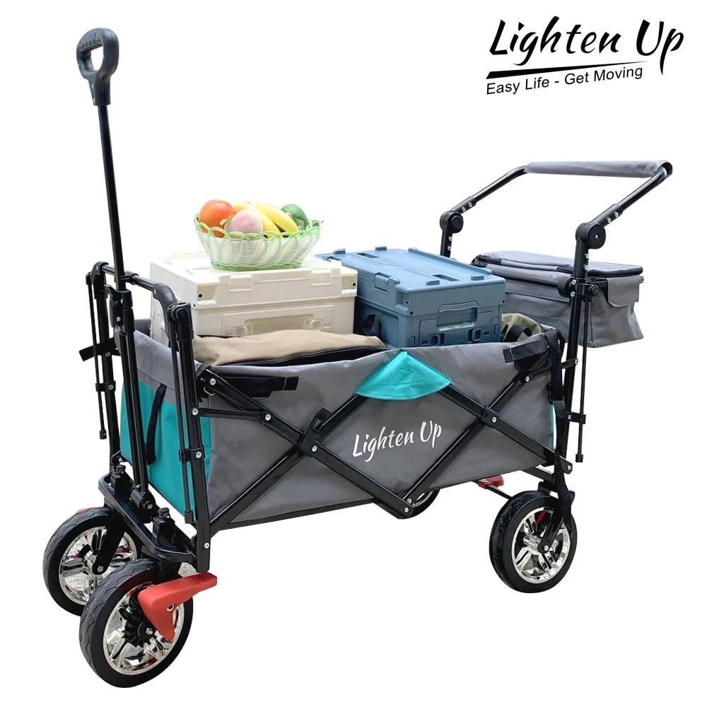 Schiarire 150Kg Portatile Ad Alta Configurazione Carrello Pieghevole Per Auto Da Giardino Carrello Portaoggetti Per La Spesa