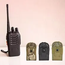 

600D Tactical Molle Radio Walkie Talkie Pouch Waist Bag Holder Pocket Portable Interphone Holster Carry Bag for Hunting Camping