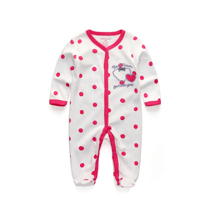1 Piece Baby Girl Cotton Romper