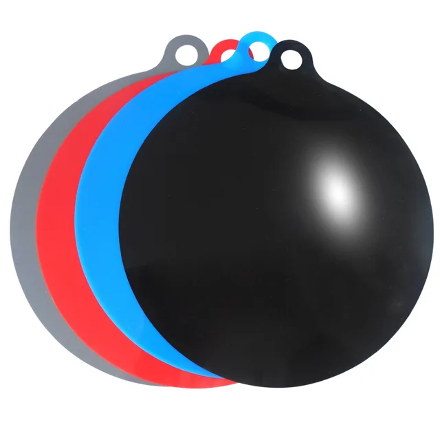 22 Cm-Es Puha Nem Tapadás, Kerek Mikrohullámú Szőnyeg Sütőpad-Rezisztens Szilikon Sütőpad Indukció - Image 3