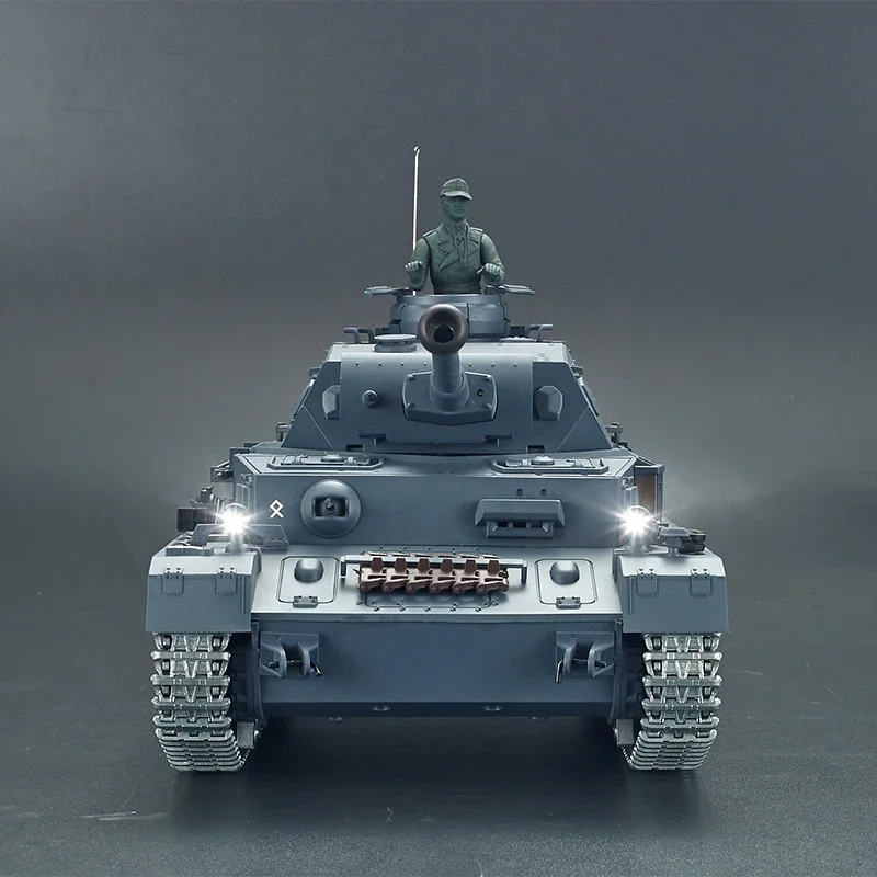Henglong 3859 1/16 Remote Control Tank German Panzer IV (F2 Type) RC Medium Tank Model 7.0 Professional Metal Version RC Cars 2