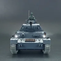 Henglong 3859 1/16 Remote Control Tank German Panzer IV (F2 Type) RC Medium Tank Model 7.0 Professional Metal Version RC Cars 2