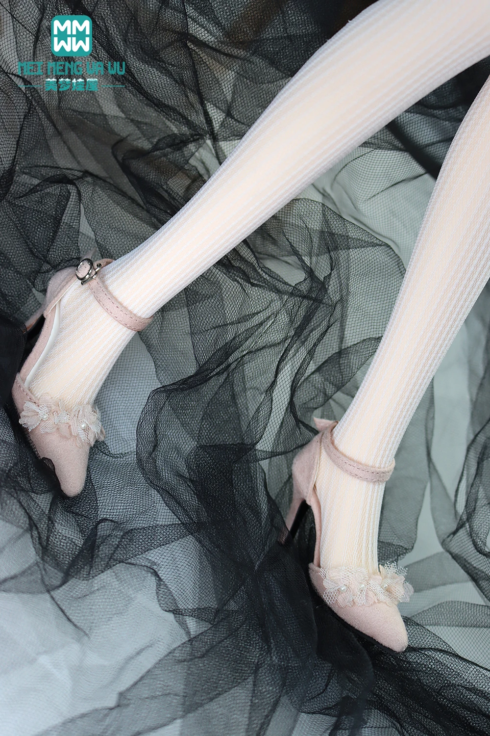 7.5cm mini Toys Doll Shoes 58-60cm 1/3 DD Doll Toy Ball Joint Doll Fashion Bow scrub shoes Doll Gift