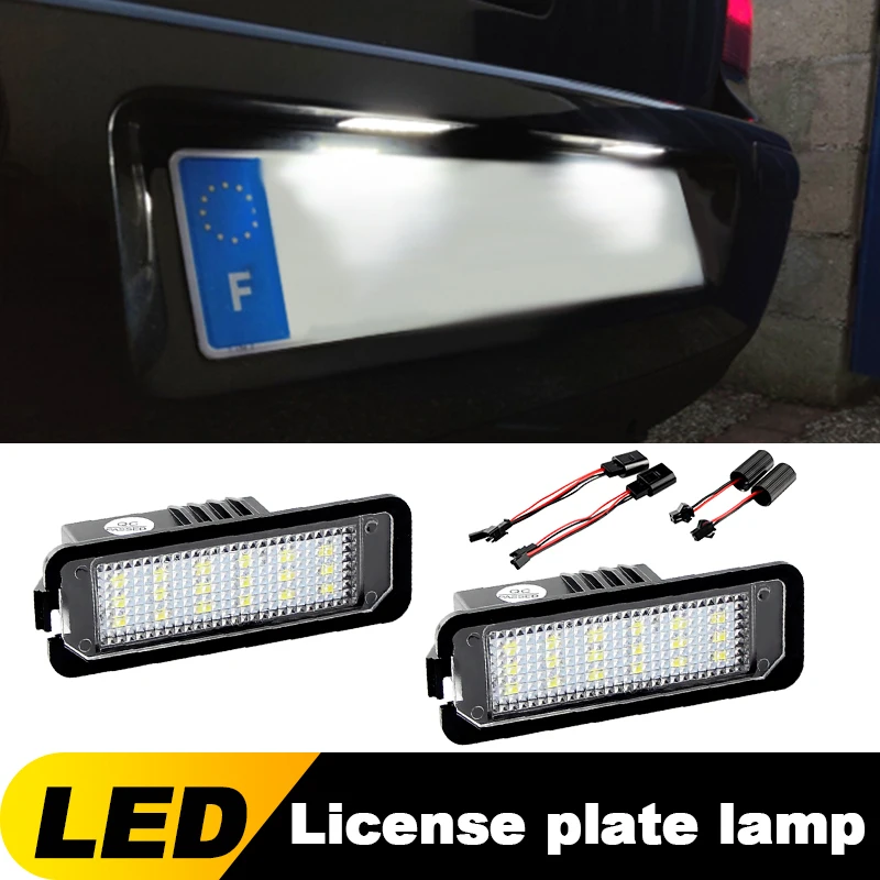 2/10PCS Canbus LED Number Car License Plate Light Lamp For Cayenne 958 92A 9Y0 Macan 95B Boxster Cayman 987 981
