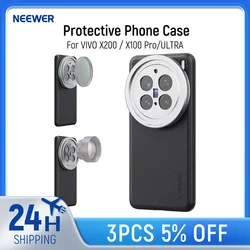 Custodia protettiva in pelle sintetica resistente NEEWER con supporti per obiettivo