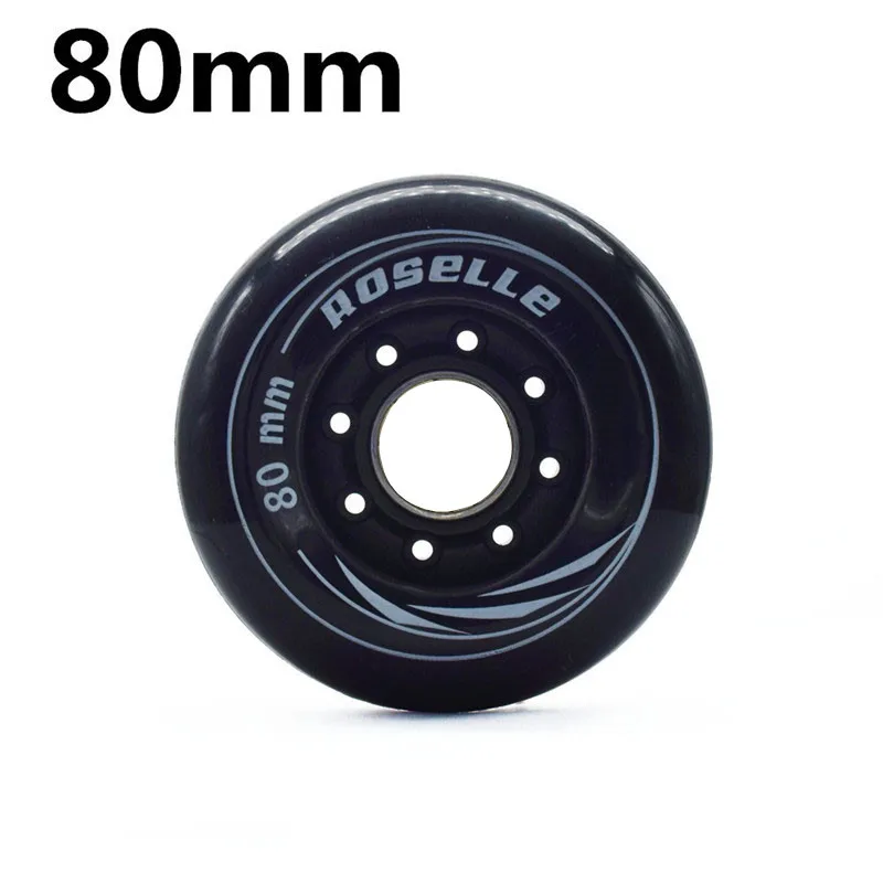 Roller Skating Wheels 8 pcs/set 80mm 76mm 72mm 90A Rollers for Adult Inline Slalom Skates ABEC-7