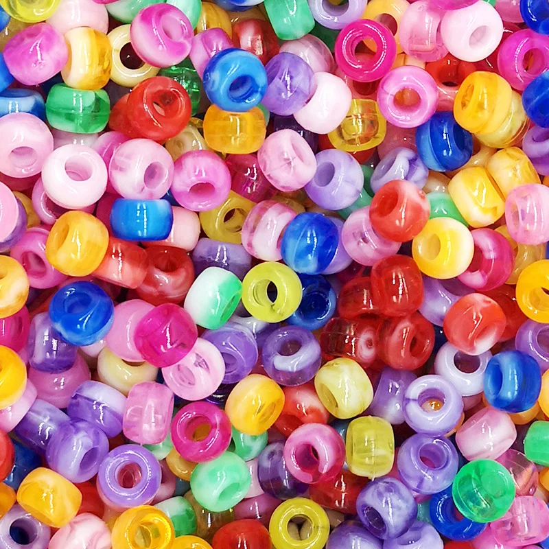 1008-teiliges Haarperlen-Set – 500 Perlen, 500 Gummis, Kamm & Clips Für Mädchen-Frisuren