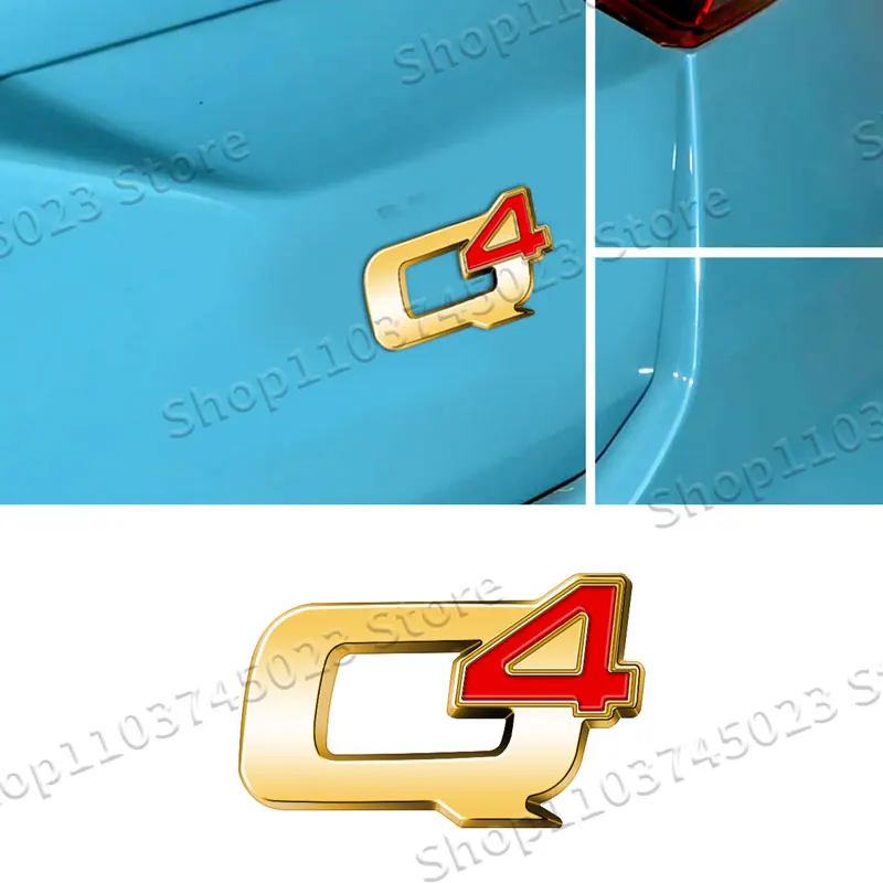 3D Metal Car Decor Logo Emblem Rear Trunk Badge Fender Sticker