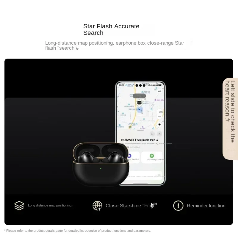 HUAWEI FreeBuds Pro 4 High-resolution lossless sound quality Bluetooth 5.2 Supports active call noise reduction