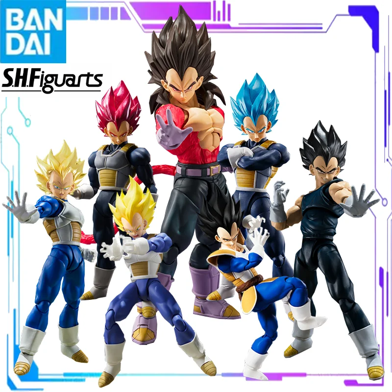 

Bandai Dragon Ball SHFiguarts Shf Action Figure Vegeta Super Saiyan High Quality Collectible Toys Model Desktop Ornaments