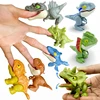 Kids Finger Biting Dinosaur Toys Movable Joints Funny Tricky Children Simulation Mini Dinos Model Boys Birthday Christmas Gifts 3