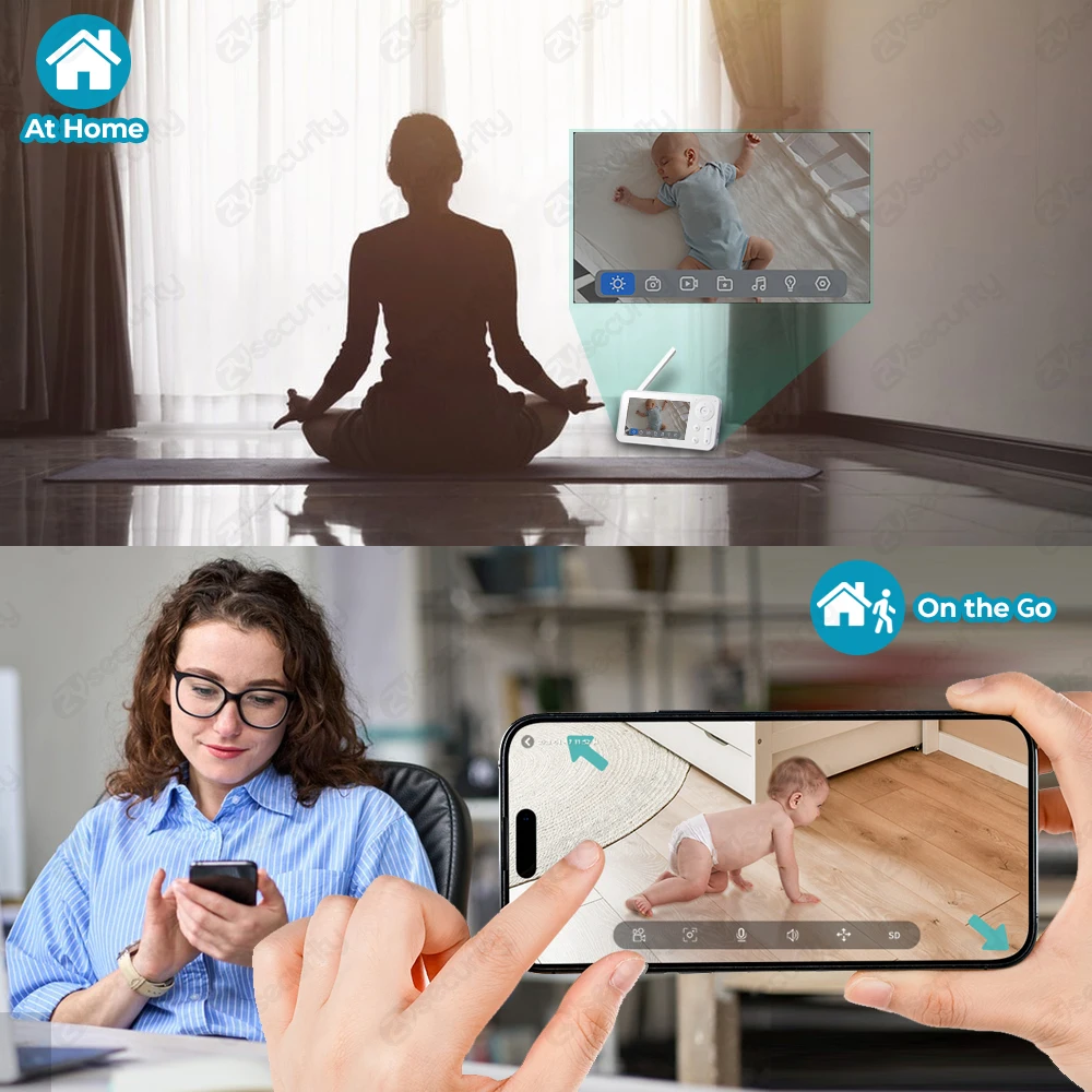 جهازا مراقبة أطفال متطوران عبر شبكة الواي فاي، يتم...