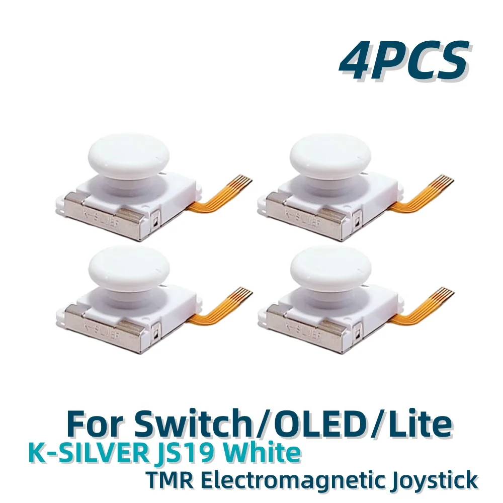 Magnetic Sensor 3D Analog Stick Replacement for Switch Joy-Con - K-SILVER JS19 (2/10pcs)