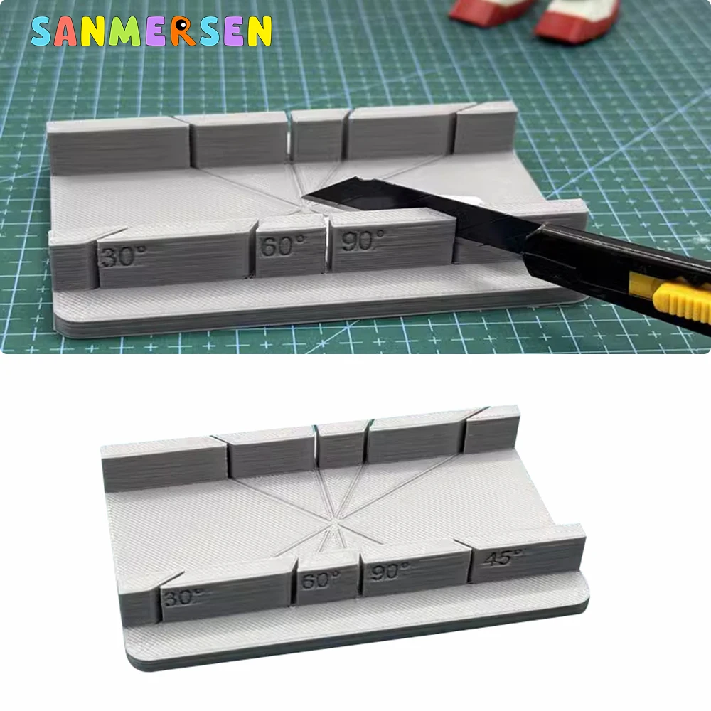 Model Craft Tools Multi-Angle Cutting Aid 30°/45°/60°/90° Angle Cutting Fixer Model Tools Diorama Kit Modeling Hobby Making