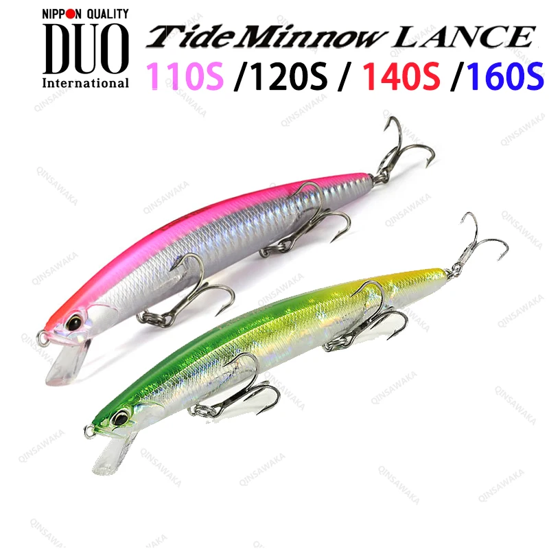 DUO Tide Minnow LANCE 110S Salzwasser Fischköder, Hard Bait , See Bass, Bluefish