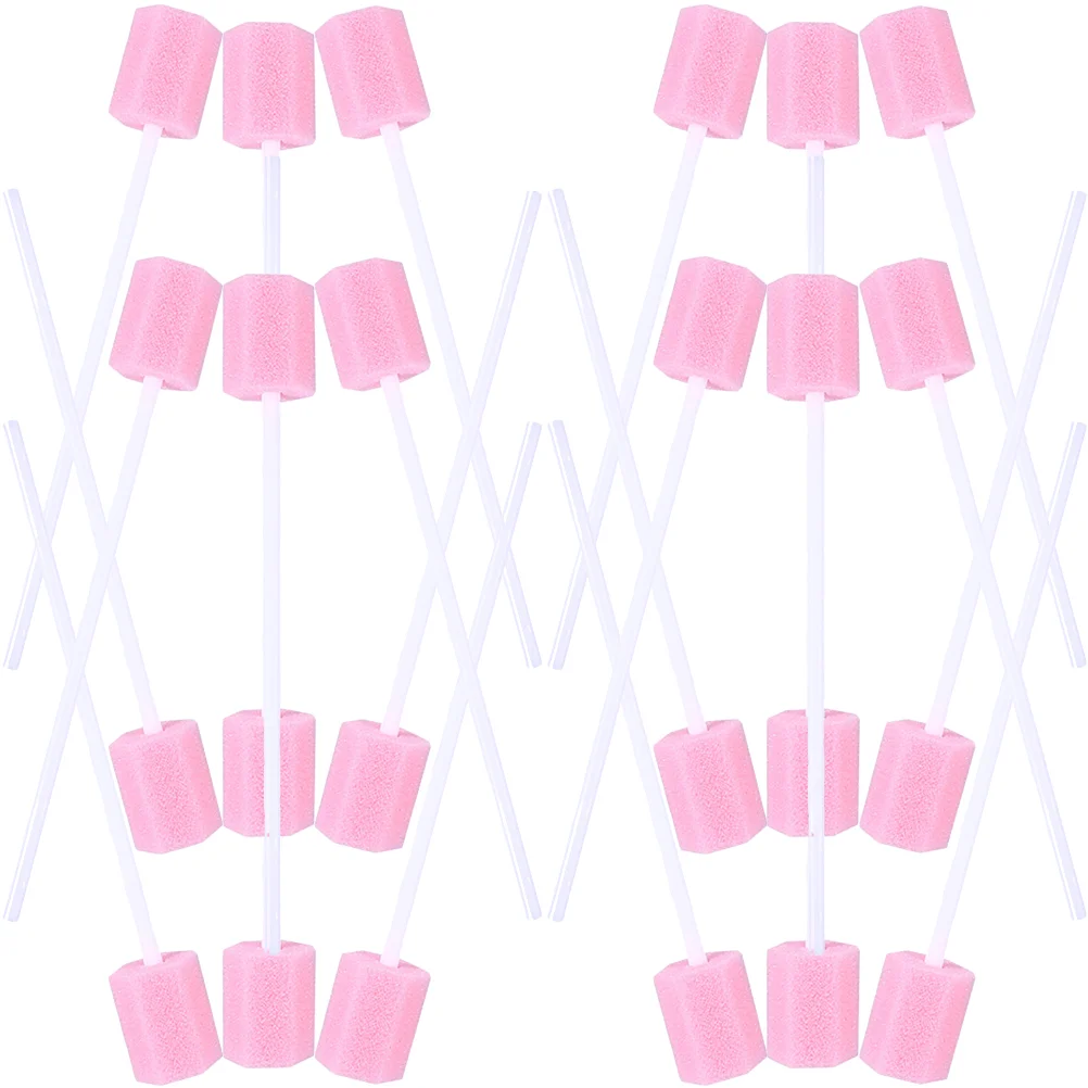 

80 Pcs Cleaning Toothpick Oral Swabs Mouth Toothpick Dental Foam for Teeth Disposable