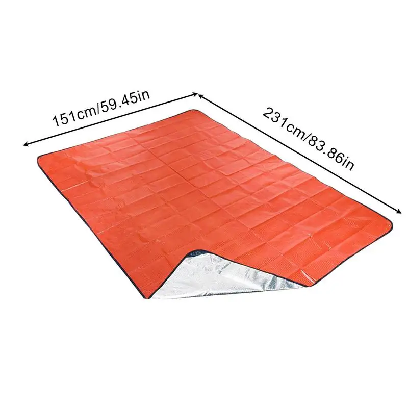 Heavy Duty Survival Blanket Insulated Thermal Reflective Tarp All-Weather Reusable Emergency Blanket For Car Or Camping