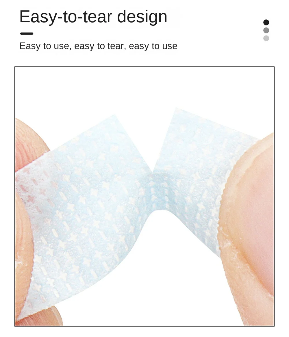 Description Picture 4 of itemRoll Makeup Eye Tapes Eyelash Extension Breathable Easy Tear Individual False Eyelash Lash Tape Anti-allergy