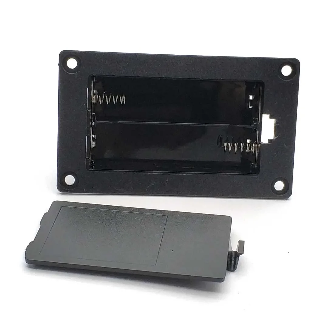 Compact 18650 Battery Box with Cover for Series/Parallel Connection