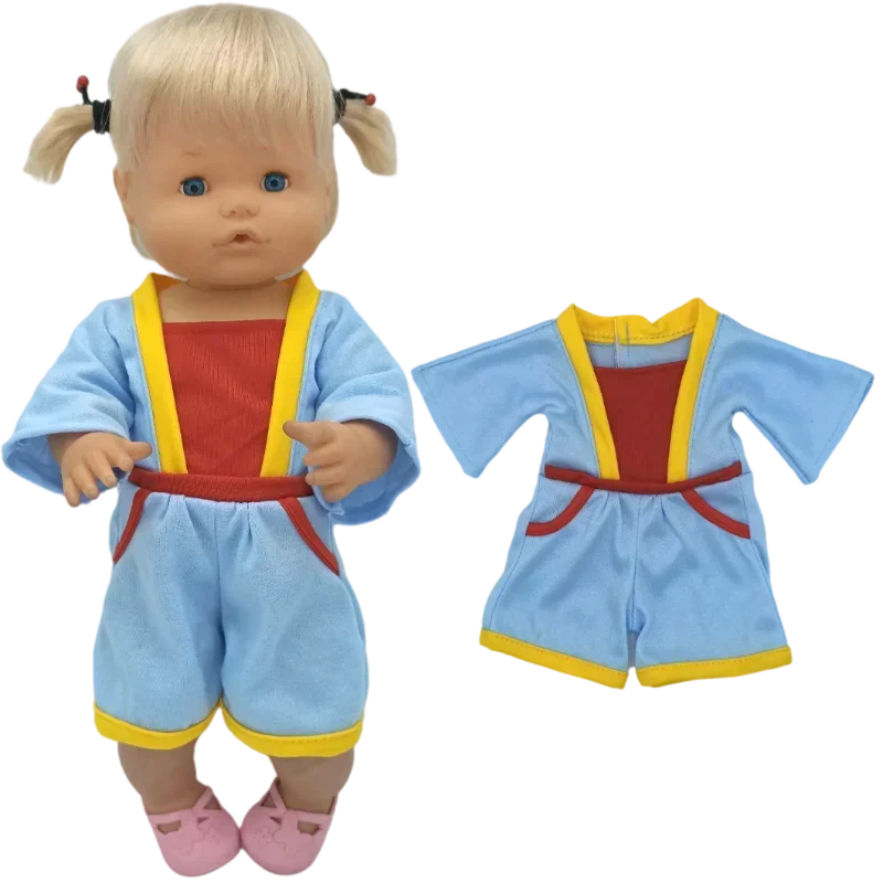 Reborn Baby Doll Clothes Jumpsuit 38 Cm Nenuco Doll Clothing Ropa Y Su Hermanita Toys Accessories 4